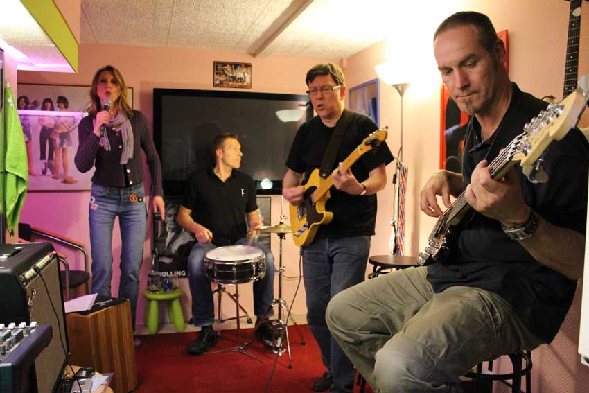 Band im Keller