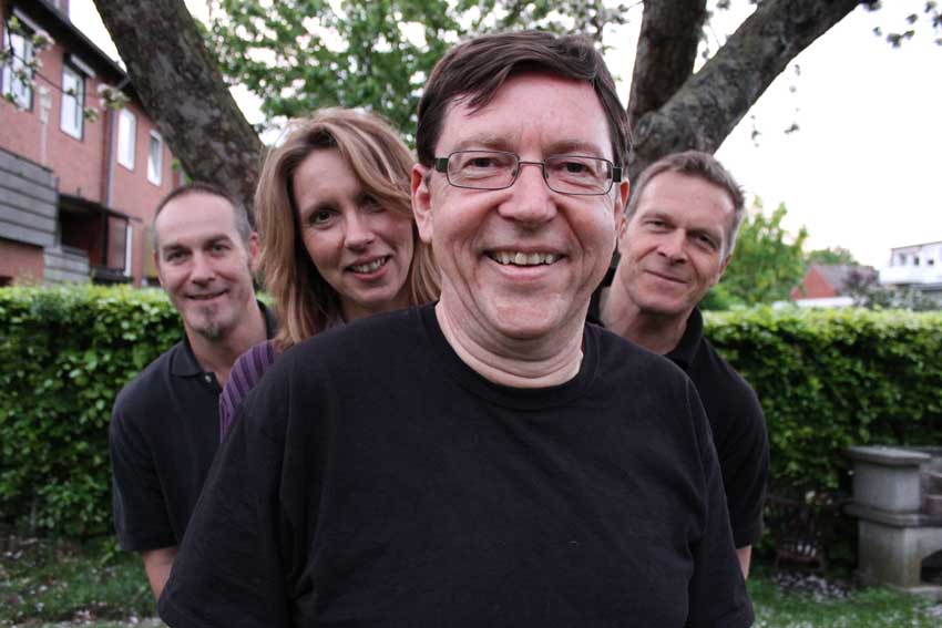 Band im Garten
